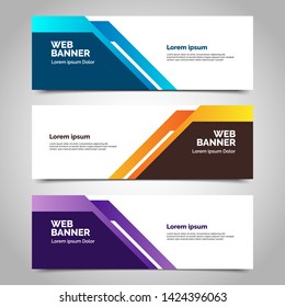 abstract vector banner.modern template design for web