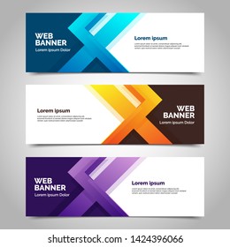 abstract vector banner.modern template design for web