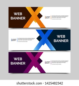 abstract vector banner.modern template design for web