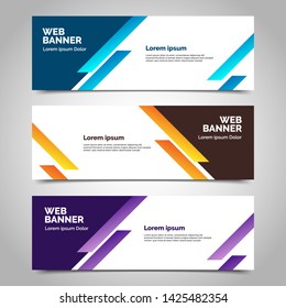 abstract vector banner.modern template design for web
