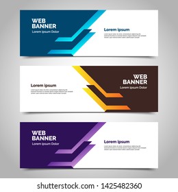 abstract vector banner.modern template design for web
