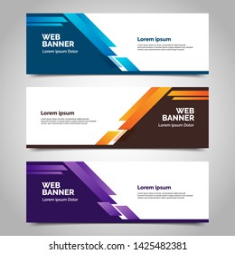 abstract vector banner.modern template design for web