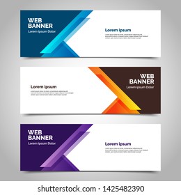 abstract vector banner.modern template design for web