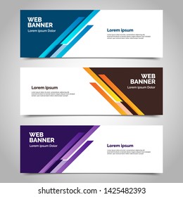abstract vector banner.modern template design for web