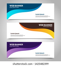 abstract vector banner.modern template design for web