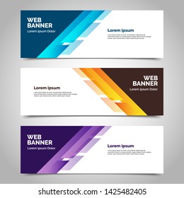 abstract vector banner.modern template design for web