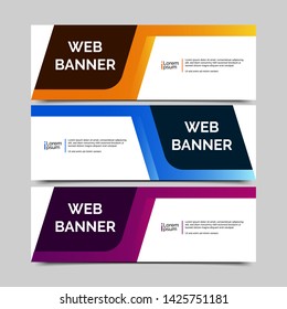 abstract vector banner.modern template design for web