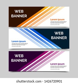 abstract vector banner.modern template design for web