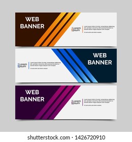abstract vector banner.modern template design for web