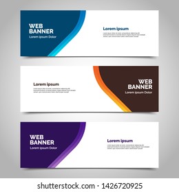 abstract vector banner.modern template design for web