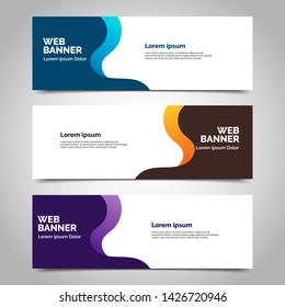 abstract vector banner.modern template design for web
