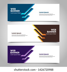 abstract vector banner.modern template design for web