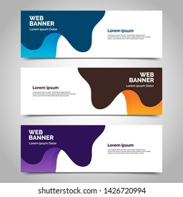 abstract vector banner.modern template design for web