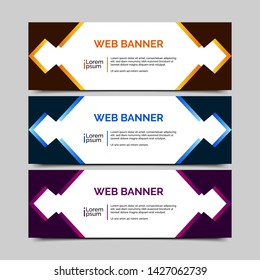 abstract vector banner.modern template design for web
