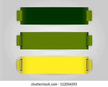 abstract vector banners