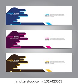 abstract vector banners.