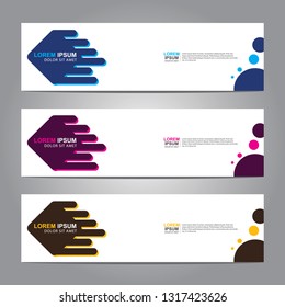 abstract vector banners.