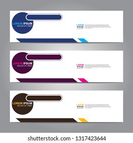 abstract vector banners.