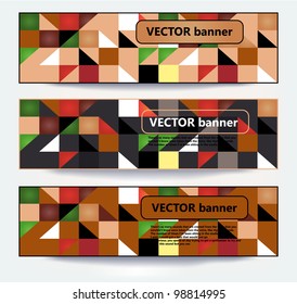 abstract vector banners