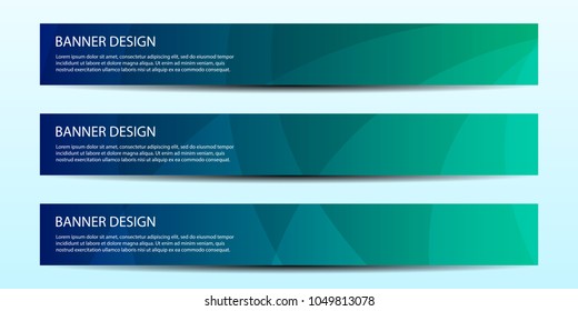 Banners abstractos vectoriales con fondo geométrico brillante / informe anual / plantillas de diseño / futuro Diseño de plantillas de póster