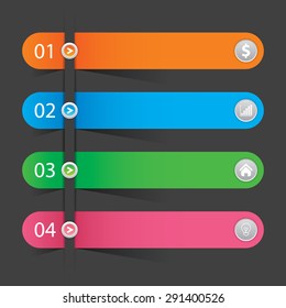 Abstract vector banners Business set