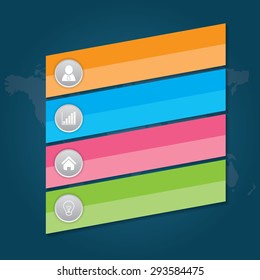 Abstract vector banners Business set