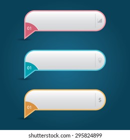 Abstract vector banners Business set30