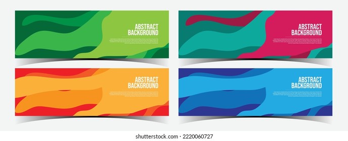 Abstrakte Vektorbanner, Design-Vorlagen, Poster-Template-Design