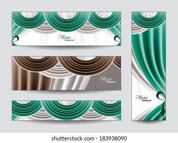 Abstract Vector Banners. Eps10.