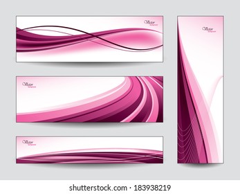 Abstract Vector Banners. Eps10.