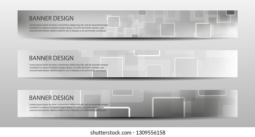 Abstract vector banners with geometric background , annual report , design templates , future Poster template design