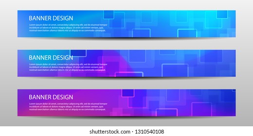 Abstract vector banners with geometric background , annual report , design templates , future Poster template design
