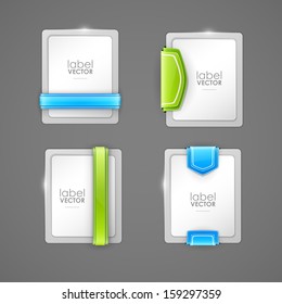 Abstract vector banners set 