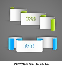 Abstract vector banners set 