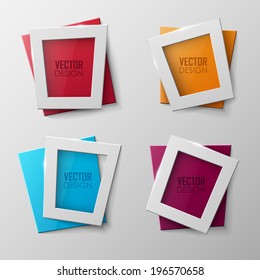 Abstract vector banners set 