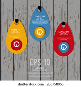 Abstract vector banners set