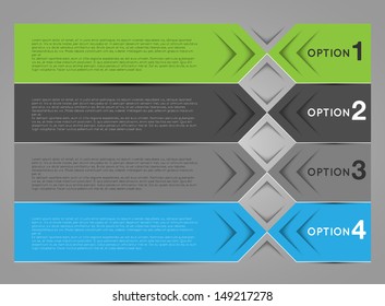 abstract vector banners, tags, labels