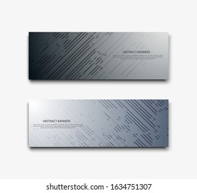 Abstract vector banners.Design for cover, flyer, card, poster or banner template.Vector illustration