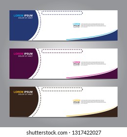 abstract vector banners.modern template design for web.