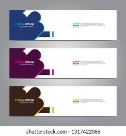 abstract vector banners.modern template design for web.