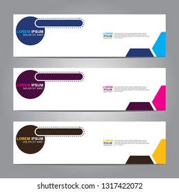 abstract vector banners.modern template design for web.