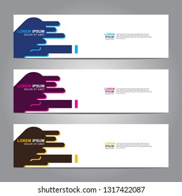 abstract vector banners.modern template design for web.