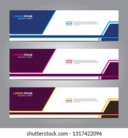 abstract vector banners.modern template design for web.