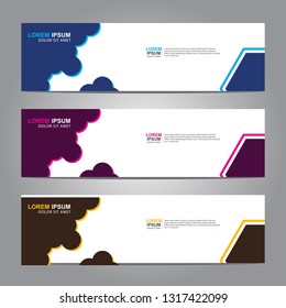 abstract vector banners.modern template design for web.