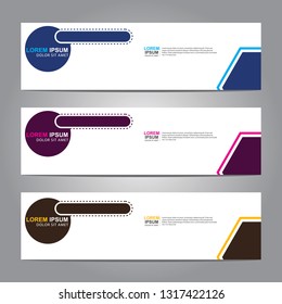 abstract vector banners.modern template design for web.