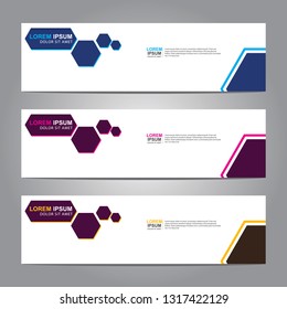 abstract vector banners.modern template design for web.