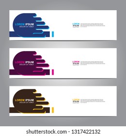 abstract vector banners.modern template design for web.