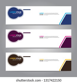abstract vector banners.modern template design for web.