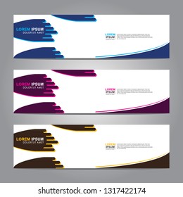 abstract vector banners.modern template design for web.
