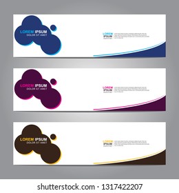 abstract vector banners.modern template design for web.